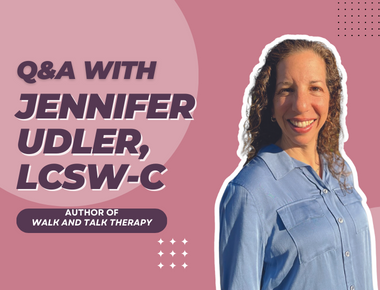 Q&A with author Jennifer Udler, LCSW