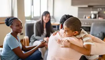 Family On A Mental Health Therapy Session